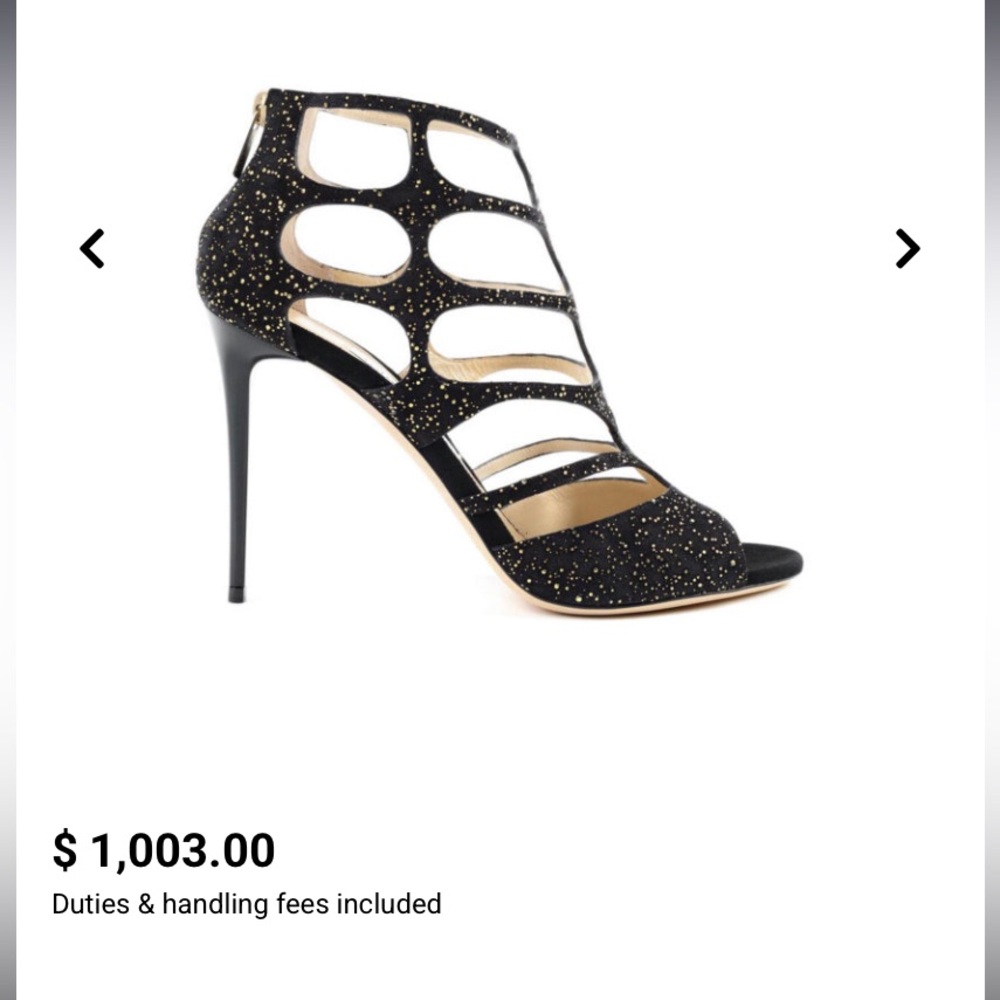 Jimmy Choo Suede Animal Print Gladiator Sandals Size: 9 | US9, IT39 Heels: 3.5"